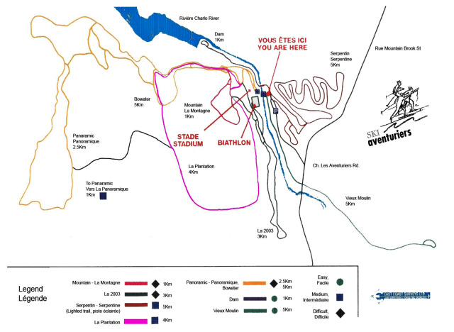 Mappe / Map Les Aventuriers de Charlo